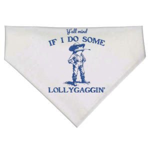 YAll Mind If I Do Some Lollygagging Cow Frog USA-Made Doggie Bandana