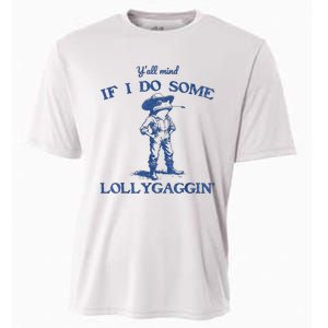 YAll Mind If I Do Some Lollygagging Cow Frog Cooling Performance Crew T-Shirt