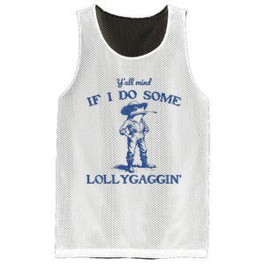 YAll Mind If I Do Some Lollygagging Cow Frog Mesh Reversible Basketball Jersey Tank