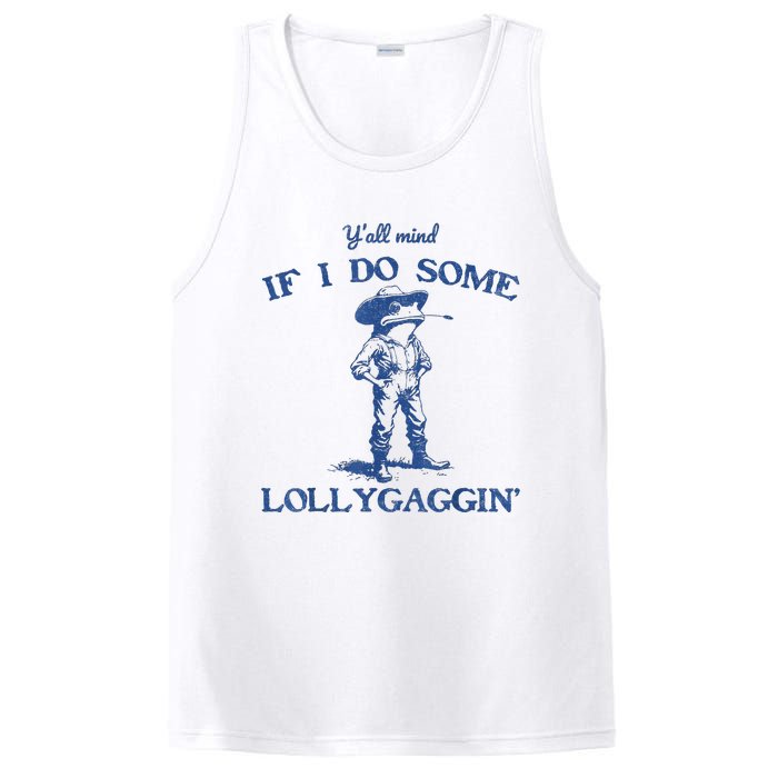 YAll Mind If I Do Some Lollygagging Cow Frog PosiCharge Competitor Tank