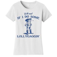 YAll Mind If I Do Some Lollygagging Cow Frog Women's T-Shirt