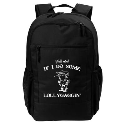 YAll Mind If I Do Some Lollygaggin Cute Frog Backpack