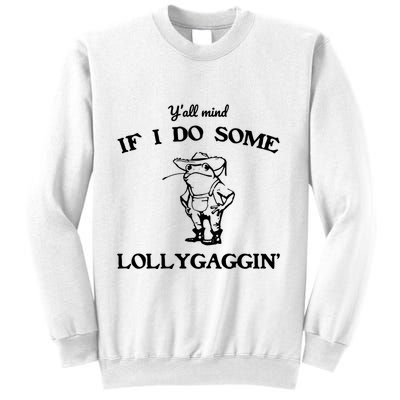 YAll Mind If I Do Some Lollygaggin Cute Frog Sweatshirt