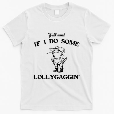 YAll Mind If I Do Some Lollygaggin Cute Frog T-Shirt