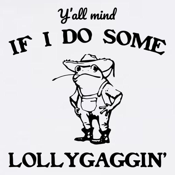 YAll Mind If I Do Some Lollygaggin Cute Frog Short Acrylic Beanie