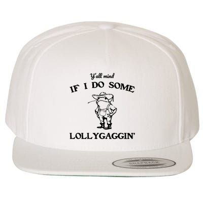 YAll Mind If I Do Some Lollygaggin Cute Frog Wool Snapback Cap