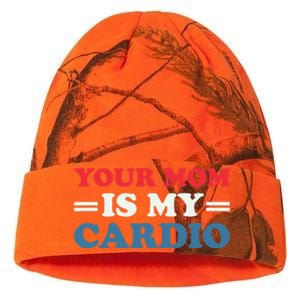 Your Mom Is My Cardio Funny Saying Kati Licensed 12" Camo Beanie