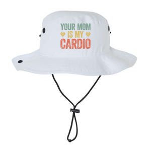 Your Mom Is My Cardio Funny Saying Meaningful Gift Legacy Cool Fit Booney Bucket Hat