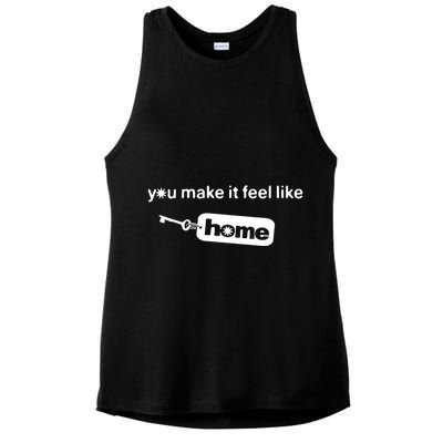You Make It Feel Like Home Ladies PosiCharge Tri-Blend Wicking Tank