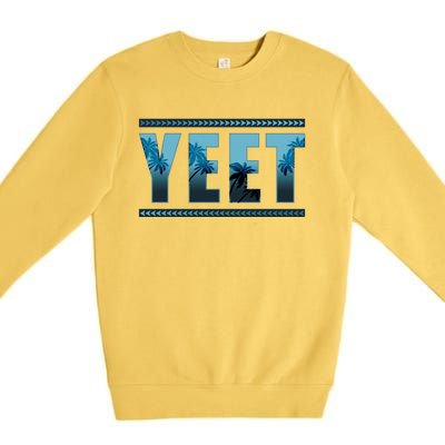 Cool Yeet Meme Premium Crewneck Sweatshirt