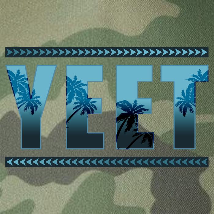 Cool Yeet Meme Legacy Tie Dye Trucker Hat
