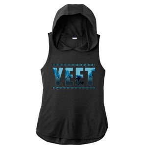 Cool Yeet Meme Ladies PosiCharge Tri-Blend Wicking Draft Hoodie Tank