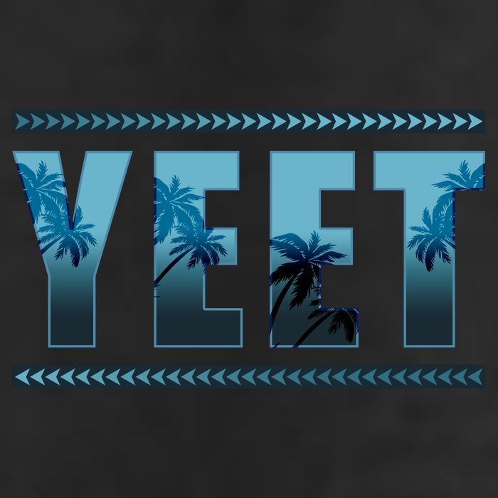 Cool Yeet Meme Garment-Dyed Fleece Hoodie