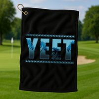 Cool Yeet Meme Golf Towel