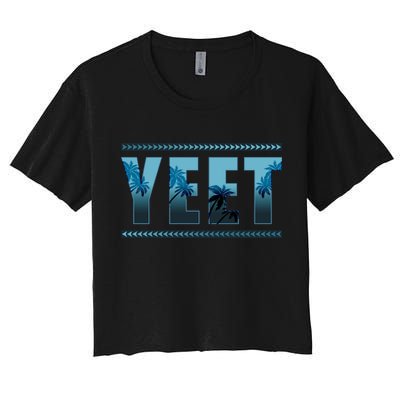 Cool Yeet Meme Crop Top