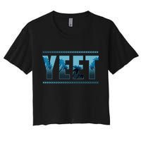 Cool Yeet Meme Women's Crop Top Tee