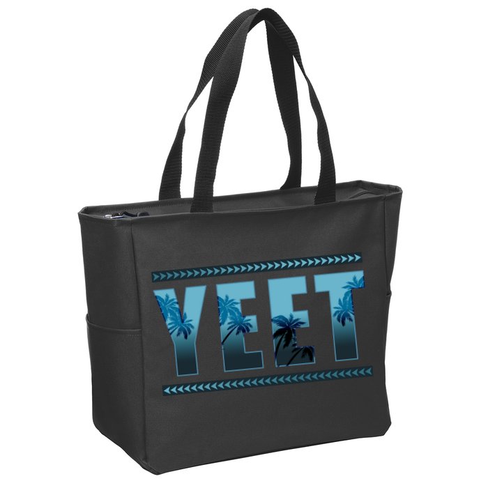 Cool Yeet Meme Zip Tote Bag