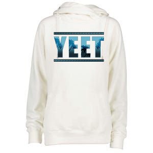 Cool Yeet Meme Womens Funnel Neck Pullover Hood