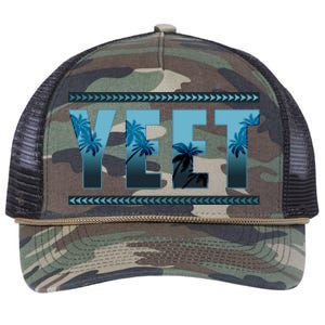 Cool Yeet Meme Retro Rope Trucker Hat Cap