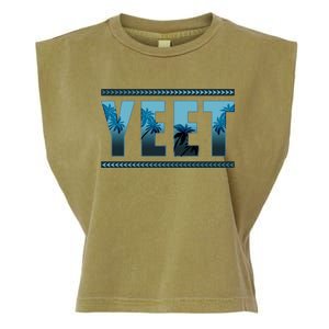 Cool Yeet Meme Garment-Dyed Women's Muscle Tee