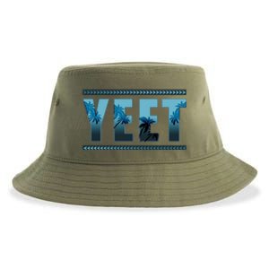 Cool Yeet Meme Sustainable Bucket Hat