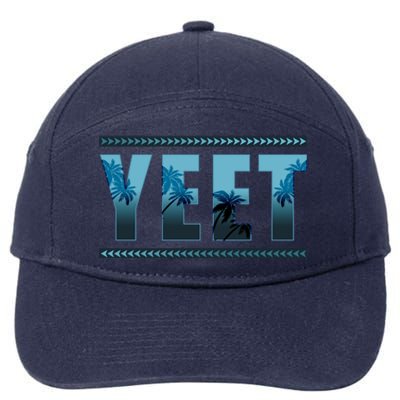 Cool Yeet Meme 7-Panel Snapback Hat