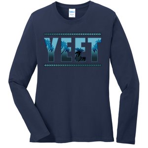 Cool Yeet Meme Ladies Long Sleeve Shirt