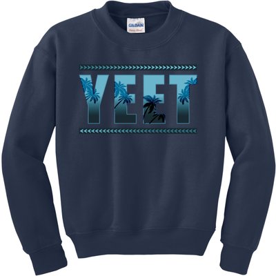 Cool Yeet Meme Kids Sweatshirt