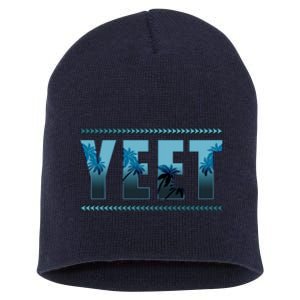 Cool Yeet Meme Short Acrylic Beanie