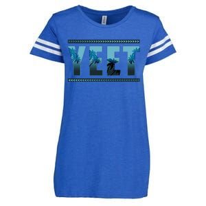 Cool Yeet Meme Enza Ladies Jersey Football T-Shirt