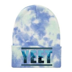 Cool Yeet Meme Tie Dye 12in Knit Beanie