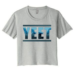 Cool Yeet Meme Women's Crop Top Tee