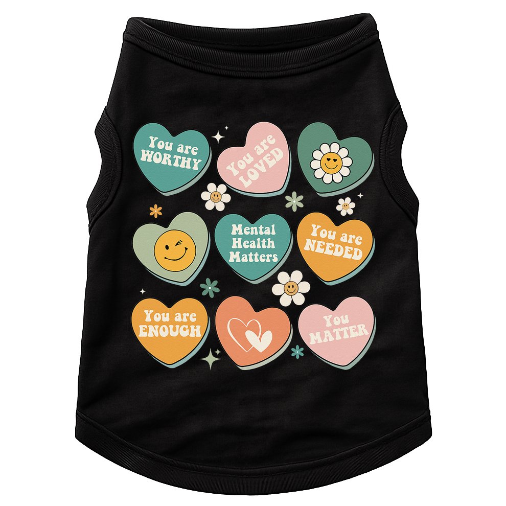 You Matter Kindness Be Kind Groovy Mental Health Matters Doggie Tank