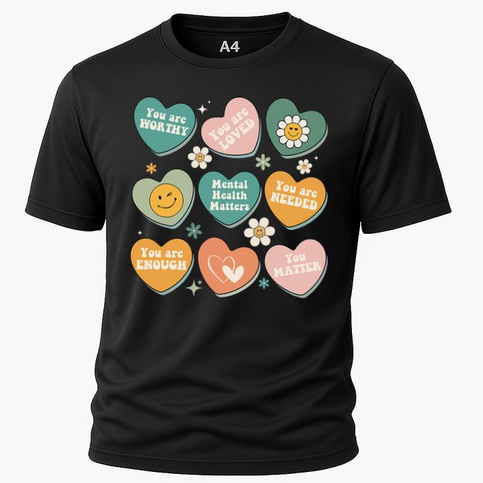 You Matter Kindness Be Kind Groovy Mental Health Matters Performance Shirt