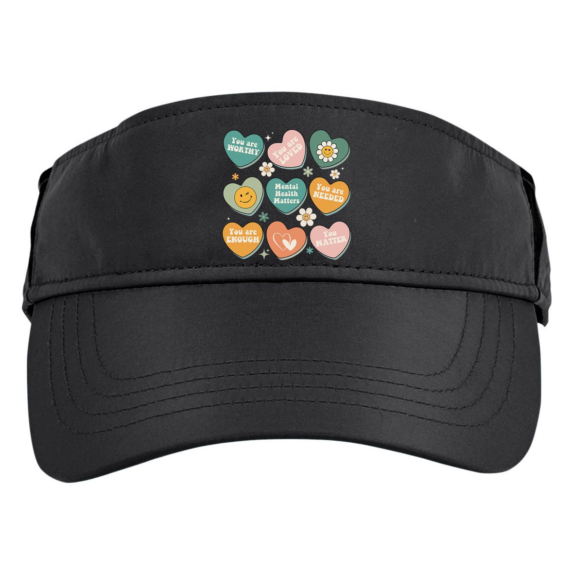 You Matter Kindness Be Kind Groovy Mental Health Matters Adult Drive Performance Visor