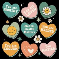 You Matter Kindness Be Kind Groovy Mental Health Matters Bucket Hat