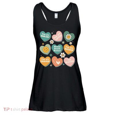 You Matter Kindness Be Kind Groovy Mental Health Matters Ladies Essential Flowy Tank