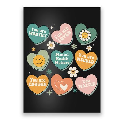 You Matter Kindness Be Kind Groovy Mental Health Matters Poster