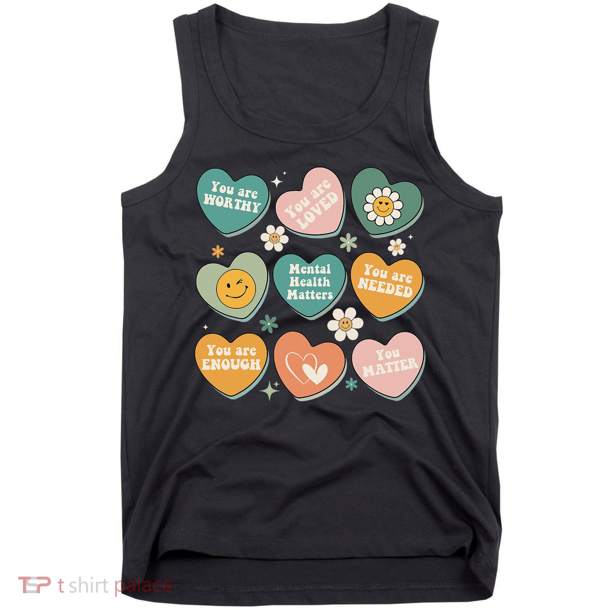 You Matter Kindness Be Kind Groovy Mental Health Matters Tank Top
