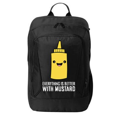 Yellow Mustard Lover Everything Is Better With Mustard City Backpack