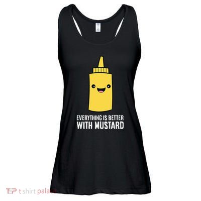 Yellow Mustard Lover Everything Is Better With Mustard Ladies Essential Flowy Tank