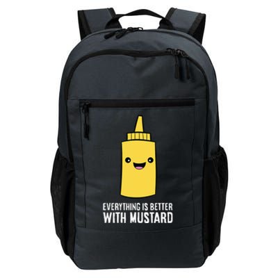 Yellow Mustard Lover Everything Is Better With Mustard Daily Commute Backpack