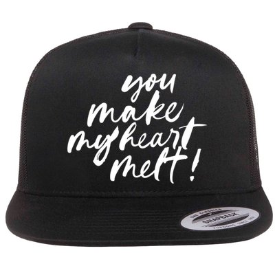 You Make My Heart Melt Cute Gift Flatbill Hat