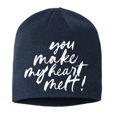 You Make My Heart Melt Cute Gift Sustainable Beanie