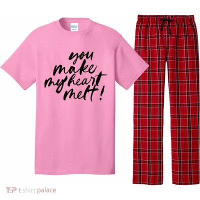 You Make My Heart Melt Cute Gift Pajama Set