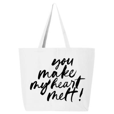 You Make My Heart Melt Cute Gift 25L Jumbo Tote