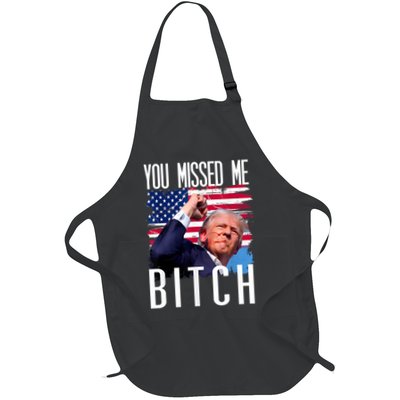 You Missed Me Bitch Trump 2024 Survived Election Rally Apron