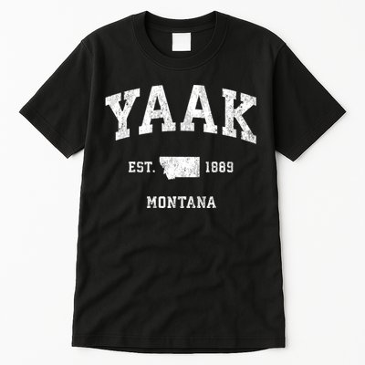 Yaak Montana Mt Vintage Athletic Sports Tall T-Shirt