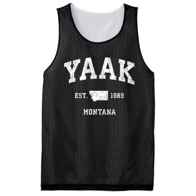 Yaak Montana Mt Vintage Athletic Sports Mesh Reversible Basketball Jersey Tank