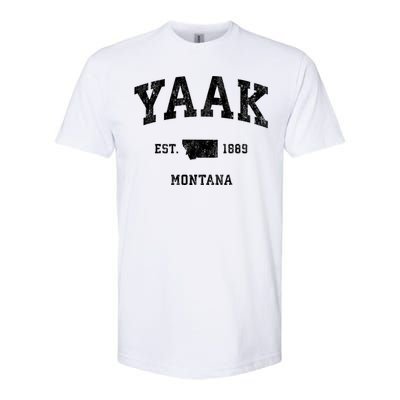 Yaak Montana Mt Vintage Athletic Sports Softstyle® CVC T-Shirt